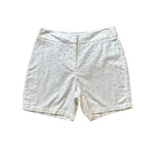 Kim Rogers Twill 7 Inch Eyelet Shorts